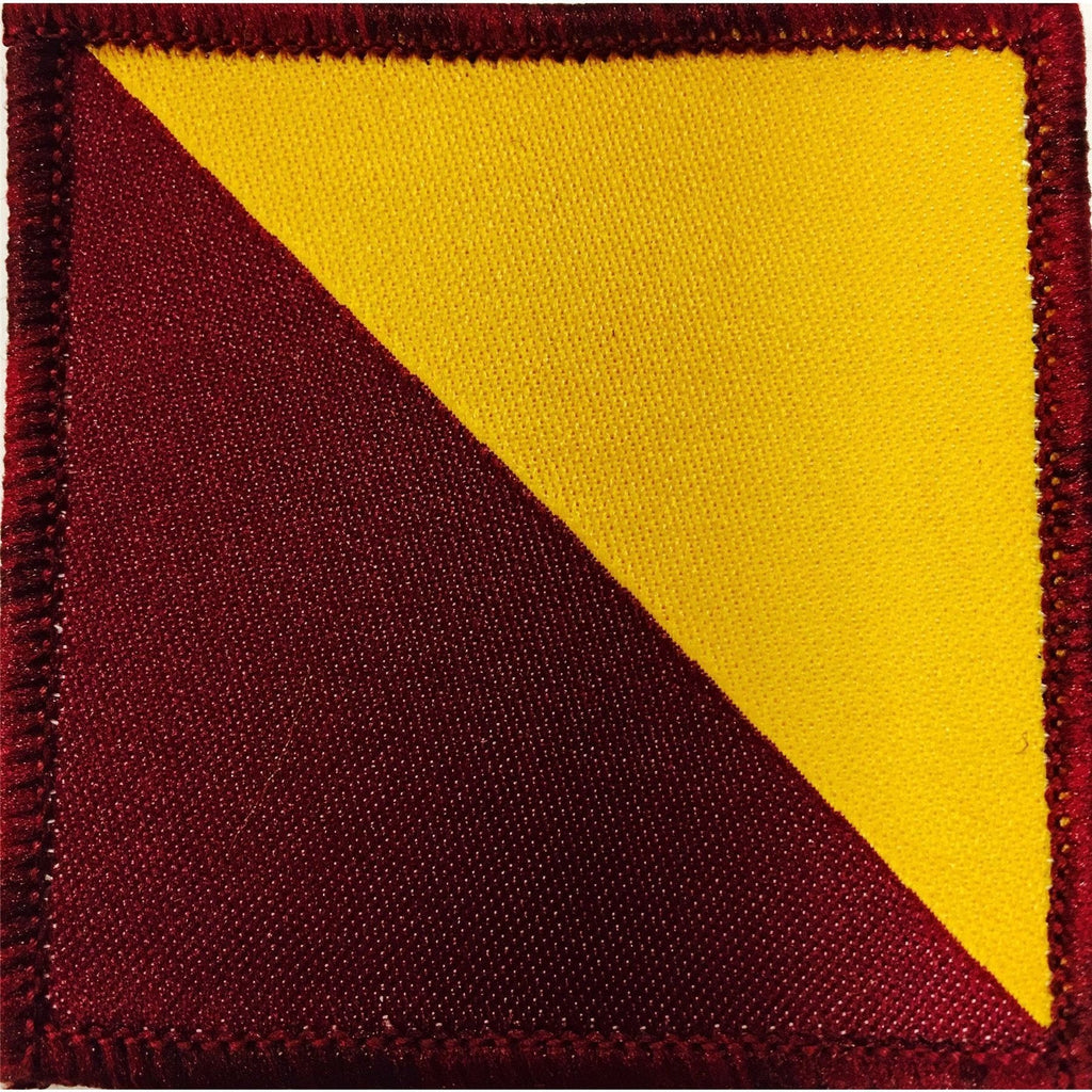 Helmet Patch - RRF Maroon/Primrose [product_type] Military.Direct - Military Direct