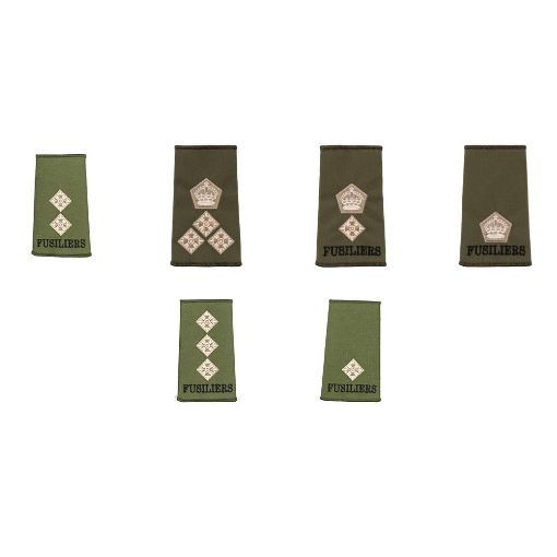 Picture of The Fusiliers Rank Slide - Olive - Comm. Officers