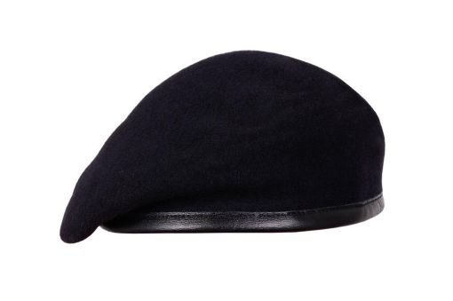 Picture of Navy Silk Lined Small Crown Beret