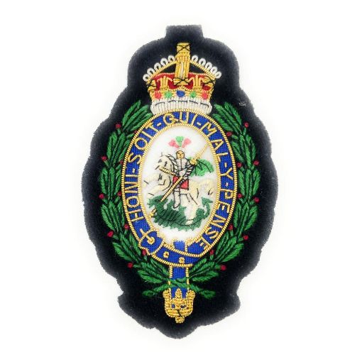Picture of The Fusiliers Blazer Badge - Navy Backing - Tudor Crown