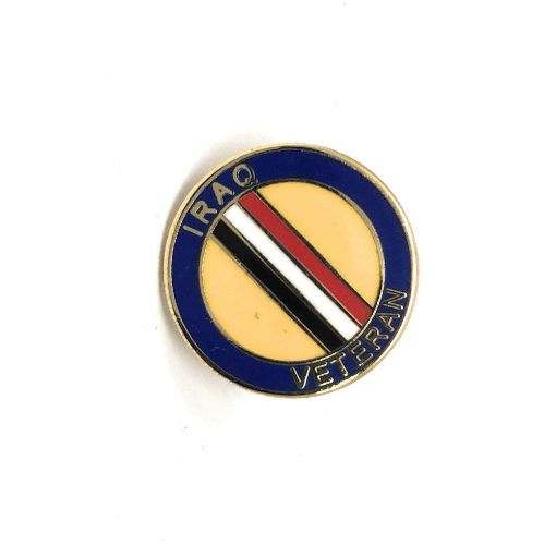 Picture of Lapel Pin - Veterans (Iraq) - Plastic Box