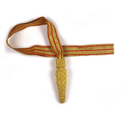 Picture of Sword Knot Infantry Pattern Full Dress - Gold with 3 Red Bands
